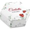 bomboniere.tv Set 20 astuccio esagonale personalizzati laurea con coccinelle completi