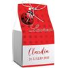 bomboniere.tv Set 20 astucci cubo personalizzati laurea con coccinella completi