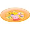 Stor Set 4 Piatti Bambini Peppa Pig - Plastica 768ml - Compatibile Microonde e Lavastoviglie - - Stoviglie Festa Bimbi