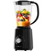 Clatronic® Frullatore da tavolo 500 W | Frullatore | 4 lame in acciaio inossidabile | 1,5 l | Ice-Crush | 3 velocità | Funzione turbo | Coperchio con apertura di riempimento | UM 3826 nero