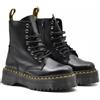 Dr. Martens Anfibi Dr. Martens Jadon Platform Neri Stivali in Pelle Con Zip Boot da Donna 37