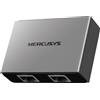 MEH35 Sdoppiatore Ethernet Gigabit 1 a 3 Porte Alluminio Per TV Computer e