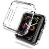 REY Cover in Gel TPU Trasparente per Apple Watch Series 6 - Series 5 - Series 4