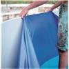 Gre Liner PVC Impermeabile Piscina Rotonda Fuori Terra 350x90 cm Blu Overlap