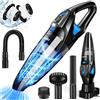 LanBlu Aspirapolvere Auto 25000Pa 120W 8000mAh Wet + Dry con Base Ricarica LED
