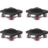 Kit Sposta Mobili con Ruote Agg Connect Dolly 4Pz Ruote a Rotazione 360° per