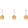Set of 3 Portachiavi Cibo Ciondoli Per Ornamento Sospeso Decorativo