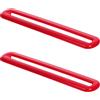 Red Car Vent Trim Durable Plastic Air Outlet Decorative Strip for Interior