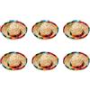 No Confezione da 6 Cappelli Sombrero Piccoli, Cappelli Paglia Naturale 6,5 Pol3157