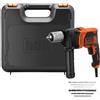 BLACK+DECKER Trapano a percussione con filo e valigetta BEH850K 850W