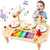 LZDMY Giochi Montessori per Bambini 1-3 Anni Batteria Musicale per Bambini 1-5