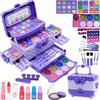 EVACOK Set Trucchi Bambina 57 Pezzi Valigetta Cosmetici Lavabili Gioco Make Up