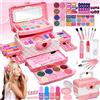 EVACOK Set Trucchi Bambina 57 Pezzi Valigetta Cosmetici Lavabili Gioco Make Up
