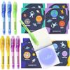 BONNYCO Penna Invisibile e Taccuino, 8 Pezzi Gadget Compleanno Bambini