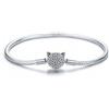 Armband im Pandora-Stil Modular Kätzchen Pave 18 cm