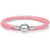Armband im Pandora-Stil, modular, doppelt, S925, 20cm