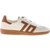 BACK 70 scarpe donna sneaker Cloud in pelle BURRO e CUOIO con intagli