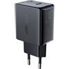 Acefast Caricabatterie da parete USB-C rapido da 20 W con Power Delivery, colore nero.