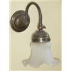 Cruccolini LANTERNA PLAFONIERA LAMPADA APPLIQUE DA PARETE OLANDESE CM.14X24XH25 OTTONE BR.