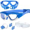 ACTIV SPACE Kinderschwimmbrille für das Schwimmbad ANTI-FOG - blau OK02