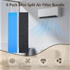 8 Filtri Split Per Modelli per mitsubishi per mini Split Slide In Ricamb