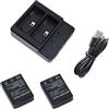 Daul Batteria (confezione da 2) e caricabatterie per GoPro HERO3/Gopro HERO3 e