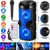 Cassa Acustica Amplificata Trolley Karaoke Bluetooth con Microfono USB SD MUSICA