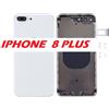 SCOCCA VETRO POSTERIORE BACK COVER HOUSING IPHONE 8 PLUS bianco