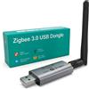 B bestcon Zigbee 3.0 USB Dongle, Zigbee Gateway con chip EFR32MG21 e antenna esterna SMA,