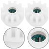 3Pcs Reusable Mop Gear System Replacement White for Rotary Mop Buckets