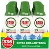 Fairy Platinum Detersivo Lavastoviglie Liquido, Gel Lavastoviglie, 336 Lavaggi