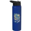 Vintage Ying Yang Phoenix Moon Fire Bird Phoenix Ululando Luna Vintage Ying Yang Phoenix Luna Foresta Stainless Steel Insulated Water Bottle