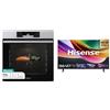 Hisense - Forno da Incasso Pirolitico BI64213E4PX, 77 L, 13 Funzioni, AirFry, Pizza 300°C + Smart TV 40 FHD 40E4ST, DTS Virtual X