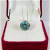 4.00 KT Blu Trattato Pendente Diamante Solitario VVS1 Certificato! Birthday Gift