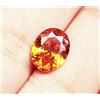 Gemma Sciolta di Zircone Arancione 4.00 Ct Ovale 1 Pezzo Con Consegna Inclusa