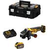 DeWalt Smerigliatrice DeWALT DCG418X1 FlexVolt (1 x 54V/18V 9,0 Ah + DCB116 + TSTAK II)