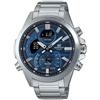 Casio Orologio EDIFICE Bluetooth Silver e Blue ECB 30D 2AEF