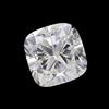 3-4 KT Bianco Creato IN Laboratorio Diamante Taglio Cushion Colore F Trasparenza