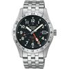 Seiko 5 Sports SSK023K1 Orologio Automatico GMT Bracciale Acciaio Quadrante Nero