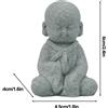 per decorazione per giardino Statua Buddha Pietra arenaria Resina per