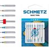 SCHMETZ | 9 Aghi per macchine da cucire | Combi-Box Basic Twin | 130/705 H KNS |