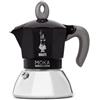 BIALETTI CAFFETTIERA MOKA INDUCTION NERA 2 TAZZE