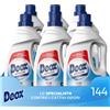 Deox Detersivo Lavatrice Liquido Classico, 144 Lavaggi, 1200 ml x 6