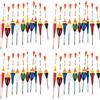 No 40 PZ Galleggianti da Pesca Set Buoy Fluttuare Mix Size Colore Galle7600