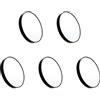 No 5pz 10X Specchio di Trucco Specchio Ingranditore con Due Ventose di Trucco 5170