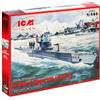 ICM U-Boot Tipo IIB (1943) Kit Modellismo 1:144 57 Pezzi