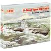 ICM U-Boot Tipo IIB (1939) Kit Modellismo 1:144 60 Parti in Plastica