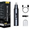 Ear and Nose Hair Trimmer with LED indicator USB Rechargeable Water Resistant