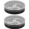 Travel Watch Storage Box Black Plastic Dustproof Protective Case