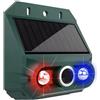Scacciatopi Ultrasuoni Solare Repellente Animali Esterno Cinghiali Topi Cani LED